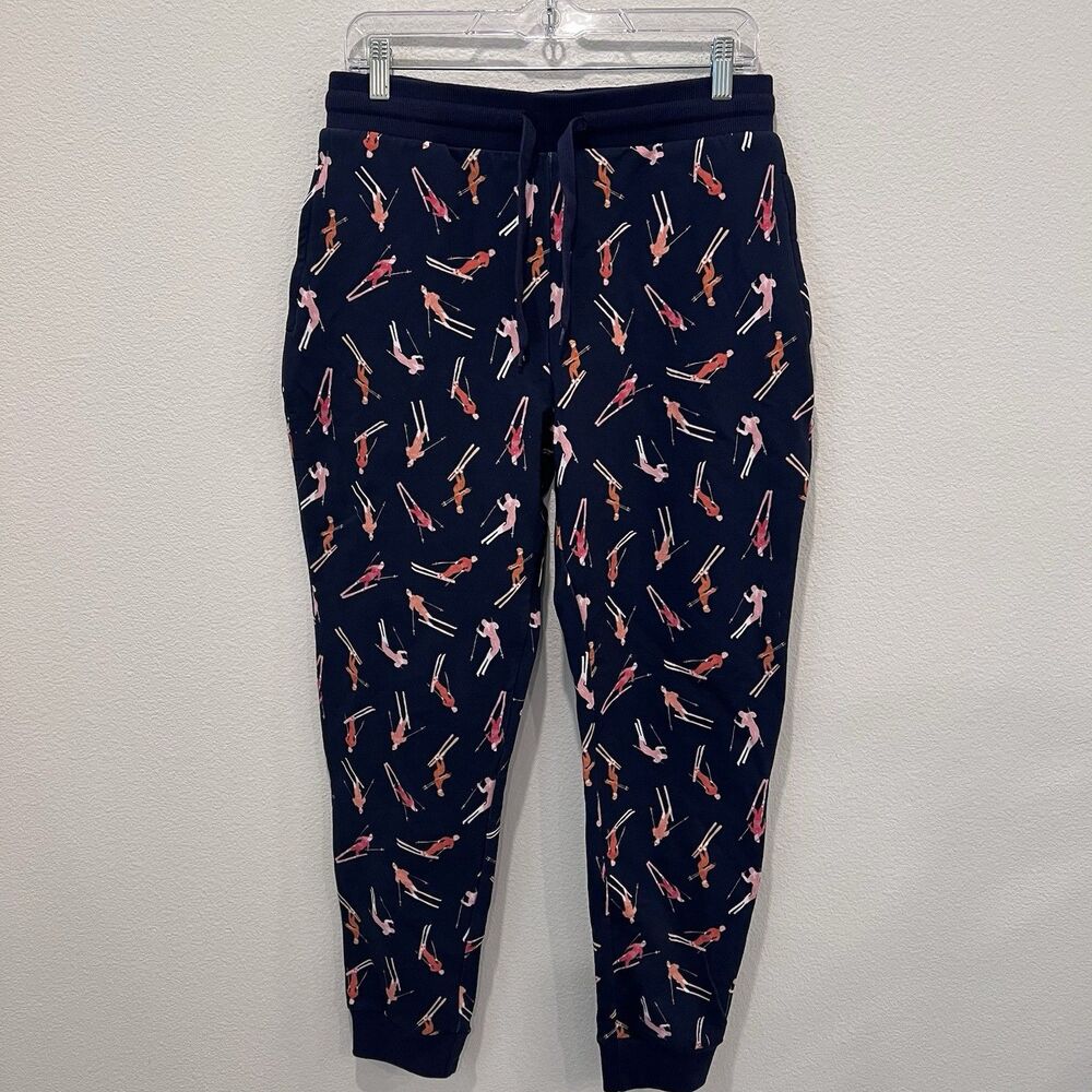 Katie Kime Women’s Bluebird Day Sweatpants Medium Resortwear Loungewear Ski